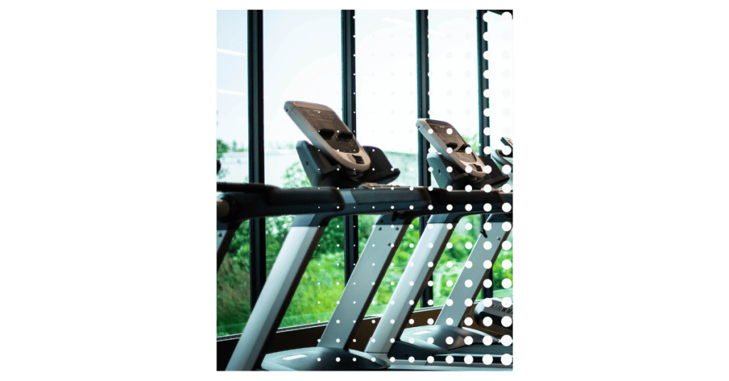 Image of treadmills to demonstrate need for exercise, which is one of the reasons it may be hard to concentrate.
